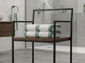 Gyorsan száradó törölköző VELMORA 50x100 cm mentás, 100% mikroszál