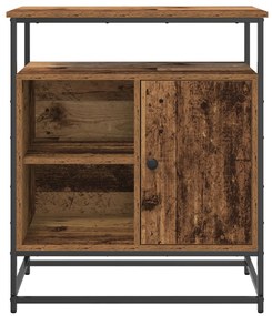 Old Wood oldalbord 69x35x80 cm Mérnöki Fa és Acél