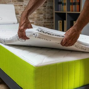 Vitaroll - Akupresszúrás 7 zónás Fedőmatrac Bamboo huzattal