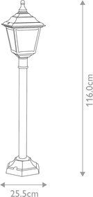 Elstead Lighting KERRY KERRY-PILLAR Állólámpa 1x60W/E27 IP44