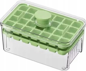 Kocka 2in1 Jégkocka Forma Jégtåroló Doboz