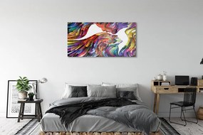 Üvegképek Színes kép arcok 100x50 cm