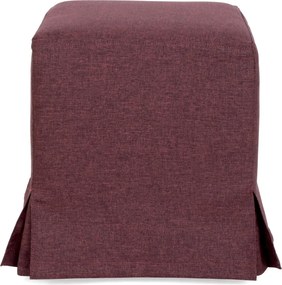 Cube H puff huzattal - S78 szövet - bordó R