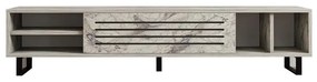 TV szekrény Safir - Freesia, Marble