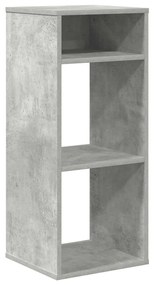 könyvszekrény betonszürke 34x31x80 cm szerelt fa