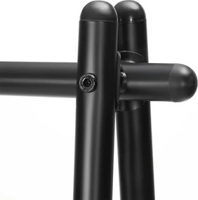 Álló fogas, fém, fekete, AUV-E1023 BK