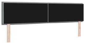 LED Fejtámla vonal dizájn világosszürke 90 cm szövet