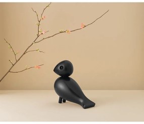 Bojesen Denmark Songbird Ravn fekete dekorációs figura tömör bükkfából - Kay