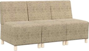 vidaXL Karfa Nélküli Modularis Kanapé Egység 3 pcs Világosszürke