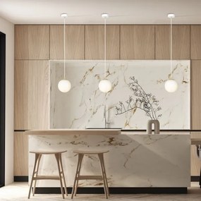 Csillár zsinóron ROYAL 1xE14/10W/230V átm. 14 cm fehér