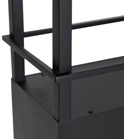 Okos lógólámpa fekete polccal, 4 Wi-Fi GU10 - Cage Rack