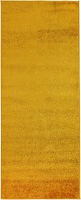 Szőnyeg Fríz 80x300 Egyszínű Divatos Sárga