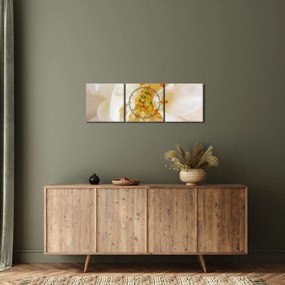 Kép - Virág (órával) (90x30 cm)