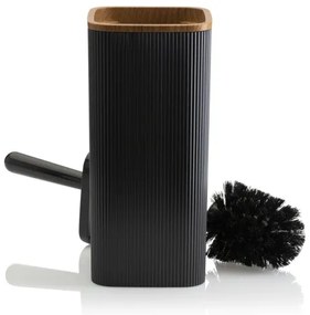 Fürdőszobai készlet ZOYA 5 db fekete/barna