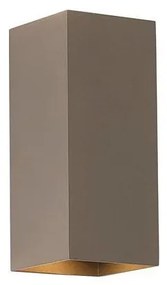 Searchlight 24126LT - DON fali lámpa 2xGU10/10W/230V barna