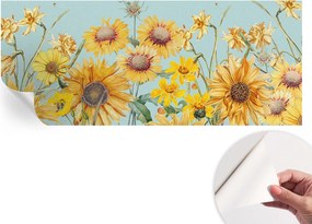 Fotótapéta Dekoratív Fali Tapéta Képekkel Nyári Kert 250x104