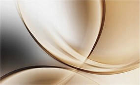 Flizelin tapéta falra Prémium kerek vonalak 416x254 ragasztó