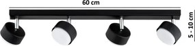 BRILAGI - LED spotlámpa MONO 4xGX53/30W/230V fekete