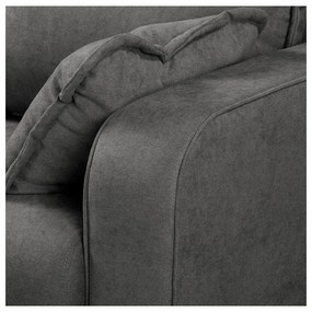 Sötétszürke sarokkanapé (bal oldali) Beata – Ropez