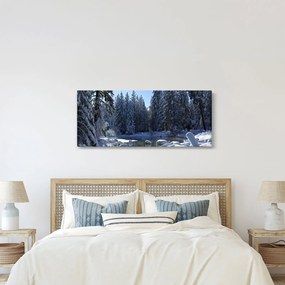 Havas erdő képe (120x50 cm)