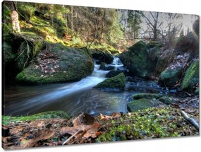 Vászonkép 90x60 Kéz a hegyekben