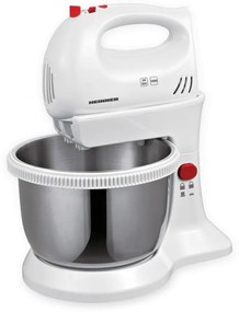 Heinner HMBR-300W - Kézi habverő forgatható keverőtállal, 300 W/230 V, fehér