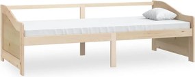 vidaXL 3 személyes tömör fenyőfa kanapéágy 90 x 200 cm