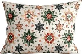 Mikroszálas párnahuzat CHRISTMAS STAR 50x70 cm, színes
