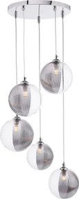 Dar Lighting Federico FED0550-19 Függőlámpa 5x40w/g9 ip20