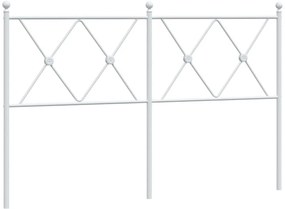 fehér fém fejtámla 137 cm