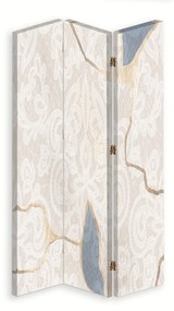 Gario Paraván Finom bézs minta Méret: 110 x 170 cm, Kivitelezés: Forgó paraván 360°