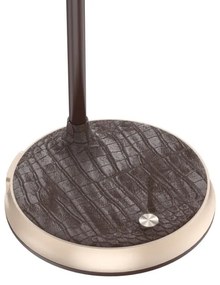 Immax 08971L - FINCH LED asztali lámpa, 9W, 12cm, 230V, barna/arany