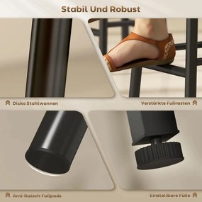 Bárasztal szett tárolóval, bortartókkal, pohártartókkal, szürke