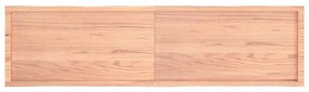 világosbarna kezelt tömör asztallap 200x50x(2-6) cm