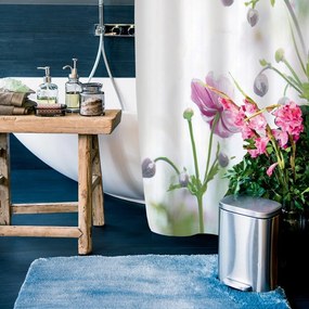 Matt ezüstszínű acél pedálos szemetes 5 l Akira – Spirella