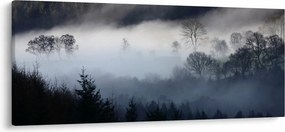 A köd képe az erdő felett (120x50 cm)