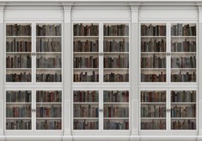 Fotótapéta - Könyvekkel teli könyvtár (152,5x104 cm)