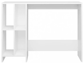 fehér szerelt fa laptopasztal 102,5 x 35 x 75 cm