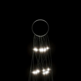 hideg fehér LED karácsonyfa zászlórúdra 550 LED 300 cm