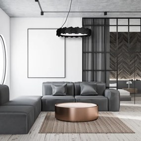 LED Csillár zsinóron SOHO 1xLED/24W/230V fekete