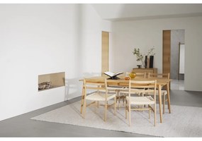 Natúr színű étkezőszék szett 2 db-os Harlan – Rowico