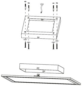 Eglo 98201 - SALOBRENA-A LED 14W mennyezeti dimmer, távirányítóval