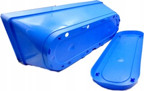 Luna virágtartó láda, kertbe, kék szín