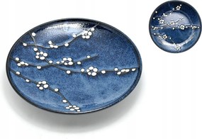 Hana Blue kerek tányér 25.5 cm [7040841]