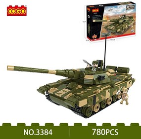 COGO® 3384 | lego-kompatibilis építőjáték | 780 db építőkocka | Nagy élethű tank