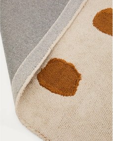 Krémszínű mosható-kézi szövésű pamut gyerek szőnyeg 90x150 cm Tandani – Kave Home