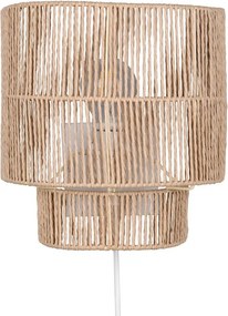 Natúr színű USB fali lámpa Satna – Reality