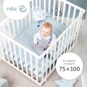 Levehető huzatos gyerek hab matrac 95x70 cm Safe Asleep® – Roba