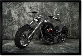 Poszterek keretben 60x40 Klasszikus chopper motor