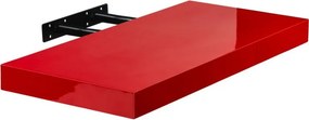 STILISTA Fali polc Volato 110 cm piros fényes
